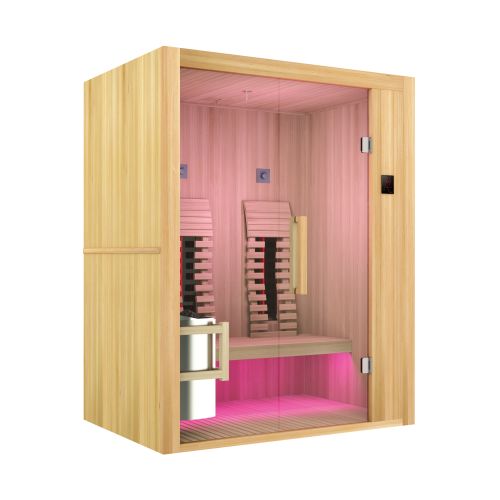 Sanotechnik - ALASKA savna + infrardeča kabina za 2 osebi 160x110x200 cm