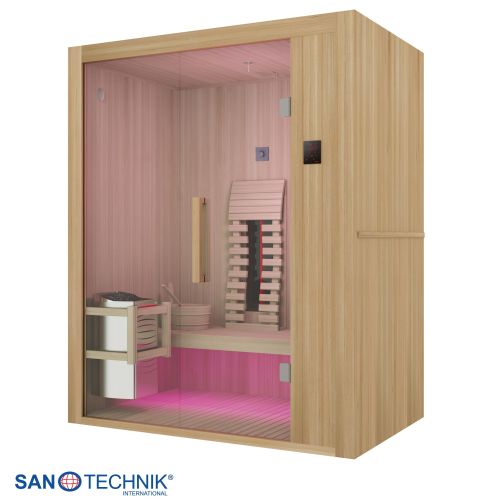 Sanotechnik - ALASKA savna + infrardeča kabina za 2 osebi 160x110x200 cm