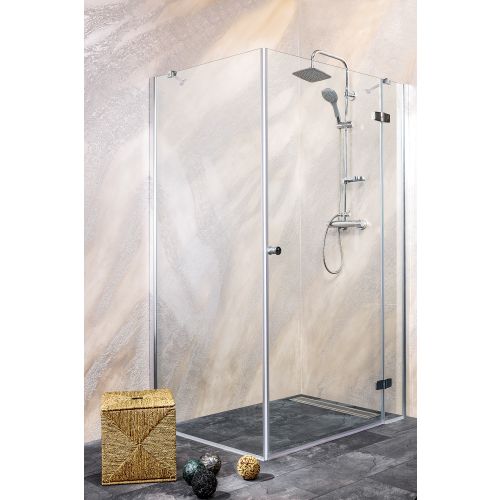 Nihajna vrata desno za tuš kabino 85-87x195cm