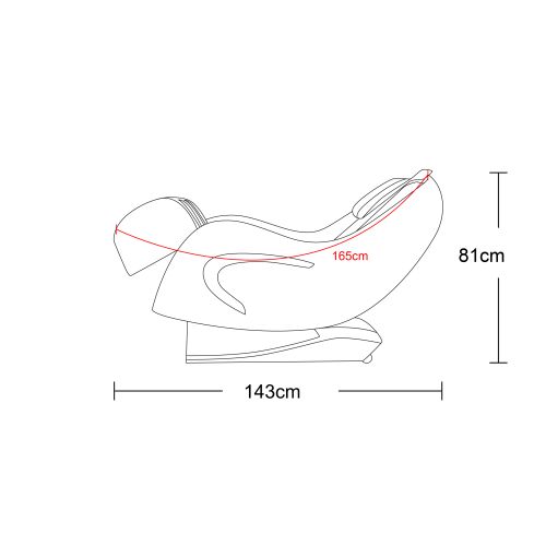 Sanotechnik - Masszázsfotel - fekete