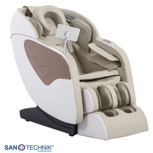 Sanotechnik - SENORA masszázsfotel, bézs-barna