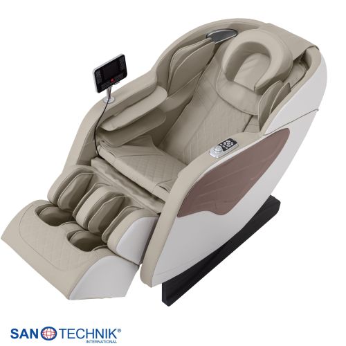 Sanotechnik - SENORA masszázsfotel, bézs-barna