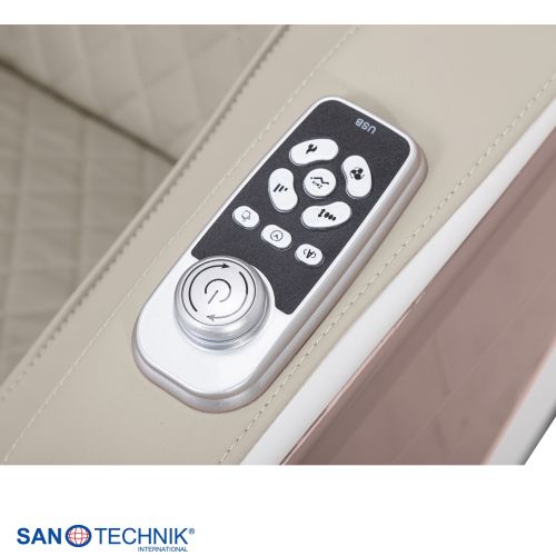 Sanotechnik - SENORA masszázsfotel, bézs-barna