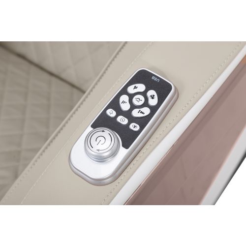 Sanotechnik - LUKSUZNI MASAŽNI STOL bež-rjava 74x140x104cm