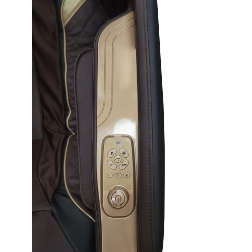 Sanotechnik - MEDORA Luksuzni masažni stol – Črna/Rjava 75x143x114 cm