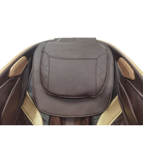 Sanotechnik - MEDORA Luksuzni masažni stol – Črna/Rjava 75x143x114 cm