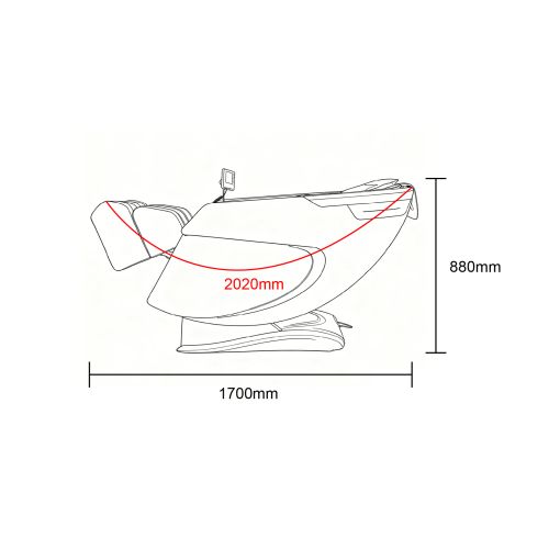 Sanotechnik - MEDORA Luksuzni masažni stol – Črna/Rjava 75x143x114 cm