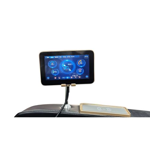 Sanotechnik - LUXORA Luksuzni masažni stol – Črn 76x159x115 cm