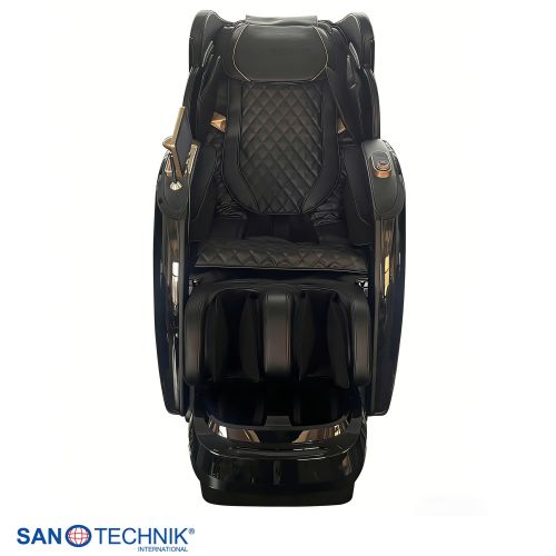 Sanotechnik - LUXORA Luksuzna masažna fotelja – Crna 76x159x115 cm