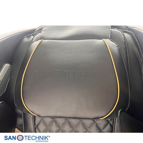 Sanotechnik - LUXORA Luksuzna masažna fotelja – Crna 76x159x115 cm