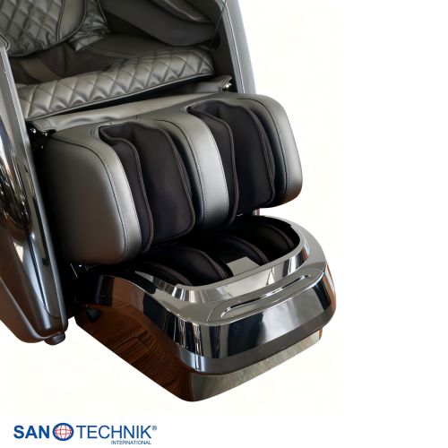 Sanotechnik - LUXORA Luksuzna masažna fotelja – Crna 76x159x115 cm