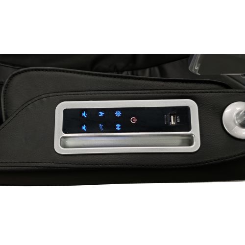 Sanotechnik - VITALORA luksuzni masažni stol – Črna/Srebrna 74x147x108 cm