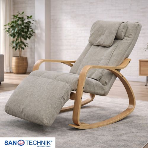 Sanotechnik - LIGORA KOMFORT ljuljačka sa osloncem za noge siva 64x114x85 cm