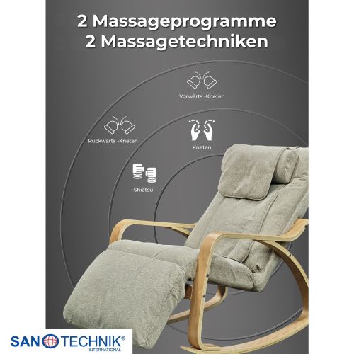 Sanotechnik - LIGORA KOMFORT ljuljačka sa osloncem za noge siva 64x114x85 cm