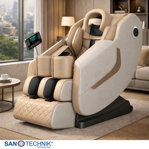 Sanotechnik - WELLORA LUXUS-MASAŽNI STOL bež 73x140x102 cm