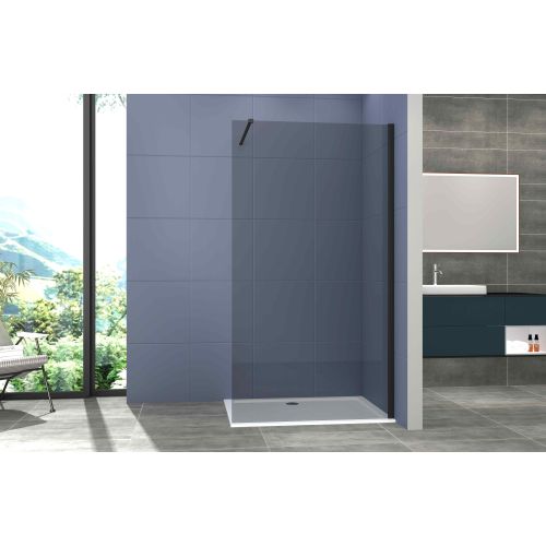 Zuhanykabin sötét üveg 78x200cm