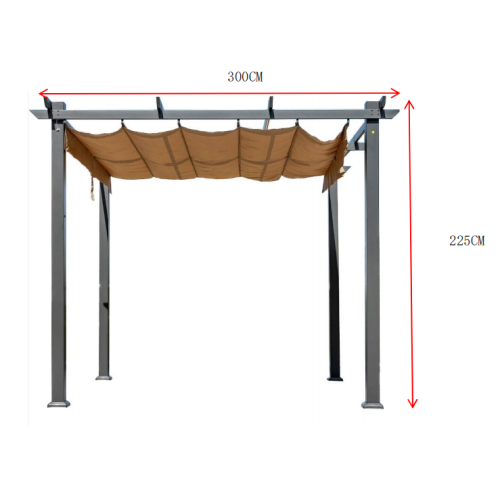Pergola Open 300x300x225 cm
