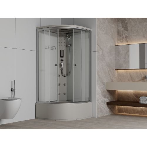 Sanotechnik - Kompletni DK 90x90x215cm s visokim BT 4mm staklom