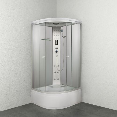 Kompletni DK 90x90x215cm s visokim BT 4mm staklom