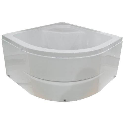 Rund-Brausetasse weiß 90x90x50 (T25W)