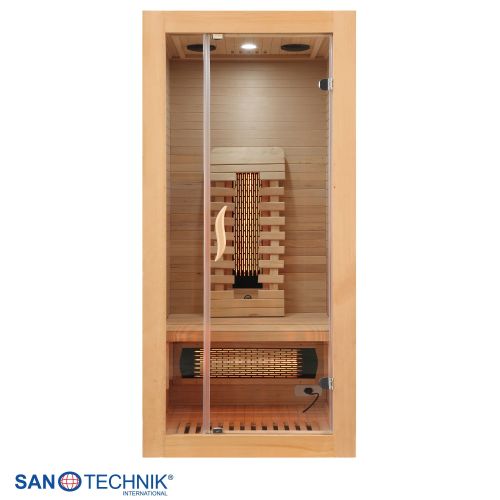 Sanotechnik - MALMÖ 1 Infrarotkabine für 1 Person 90x90x190 cm