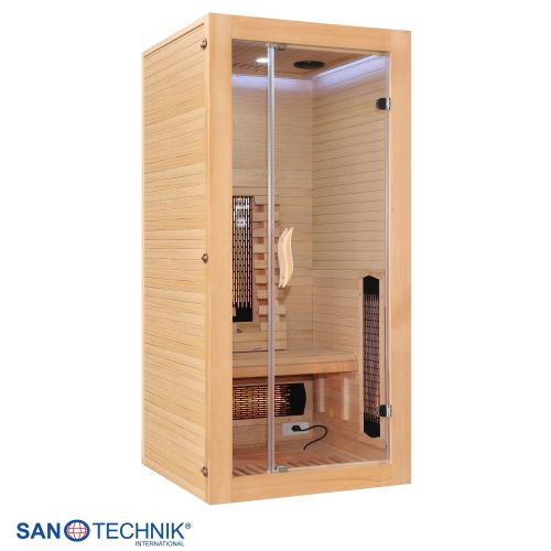 Sanotechnik - MALMÖ 1 Infrarotkabine für 1 Person 90x90x190 cm