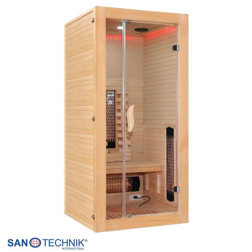 Sanotechnik - MALMÖ 1 Infrarotkabine für 1 Person 90x90x190 cm