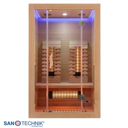 Sanotechnik - MALMÖ 2 infrardeča kabina za 2 osebi 120x105x190 cm