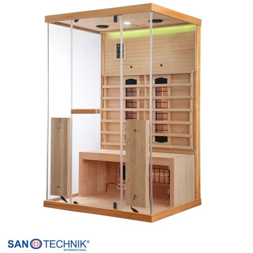 Sanotechnik - NORDISK 2 Infrarotkabine für 2 Personen 125x100x190 cm
