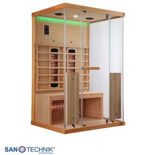 Sanotechnik - NORDISK 2 Infrarotkabine für 2 Personen 125x100x190 cm