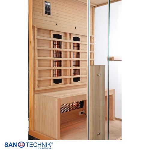 Sanotechnik - NORDISK 2 Infrarotkabine für 2 Personen 125x100x190 cm