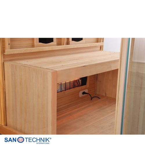 Sanotechnik - NORDISK 2 Infrarotkabine für 2 Personen 125x100x190 cm