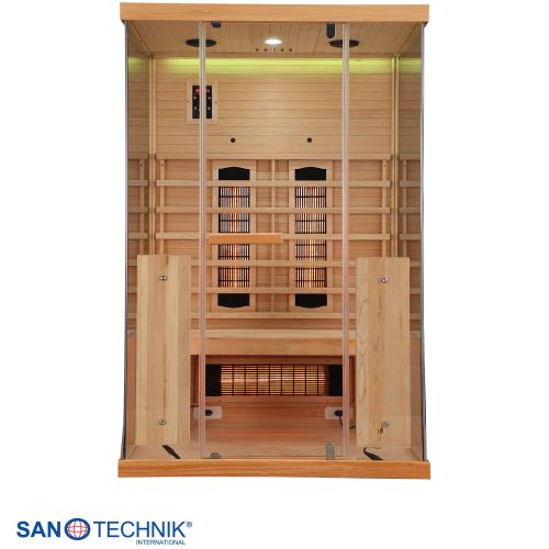 Sanotechnik - NORDISK 2 Infrarotkabine für 2 Personen 125x100x190 cm