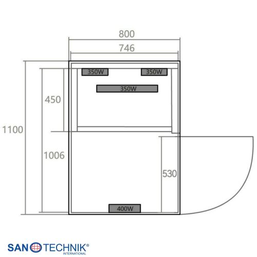 Sanotechnik - BILLUND 1 egyszemélyes infraszauna