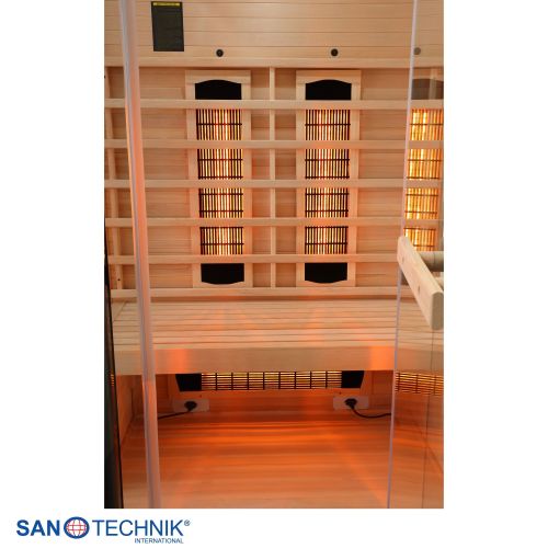 Sanotechnik - BILLUND 2 Infrarotkabine für 2 Personen 125x100x190 cm