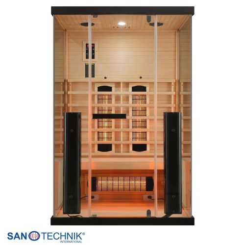 Sanotechnik - BILLUND 2 Infrarotkabine für 2 Personen 125x100x190 cm