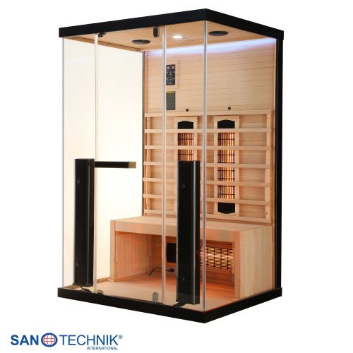Sanotechnik - BILLUND 2 Infrarotkabine für 2 Personen 125x100x190 cm
