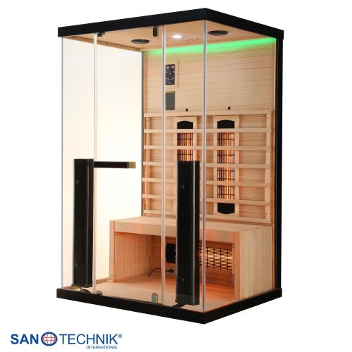 Sanotechnik - BILLUND 2 Infrarotkabine für 2 Personen 125x100x190 cm
