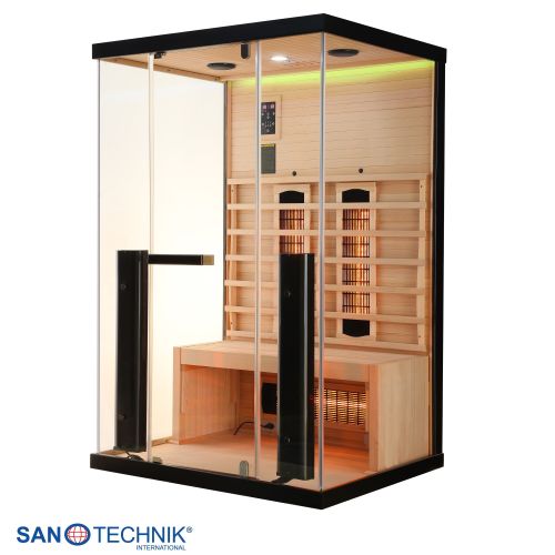 Sanotechnik - BILLUND 2 Infrarotkabine für 2 Personen 125x100x190 cm
