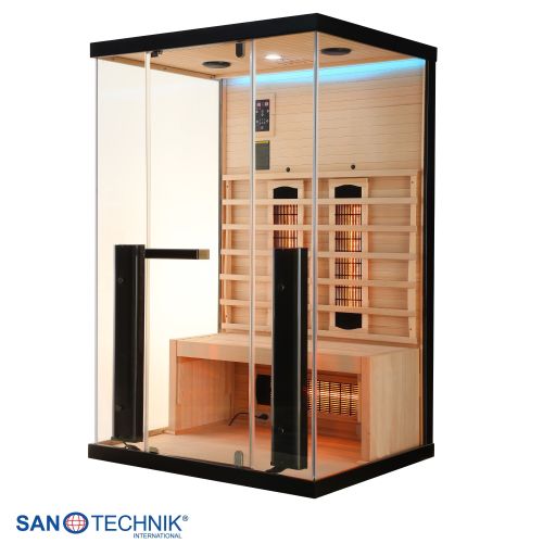 Sanotechnik - BILLUND 2 Infrarotkabine für 2 Personen 125x100x190 cm