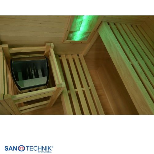 Sanotechnik - LUXOR 1 savna za 2 osebi 120x120x190 cm