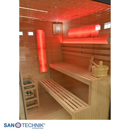 Sanotechnik - LUXOR 1 savna za 2 osebi 120x120x190 cm
