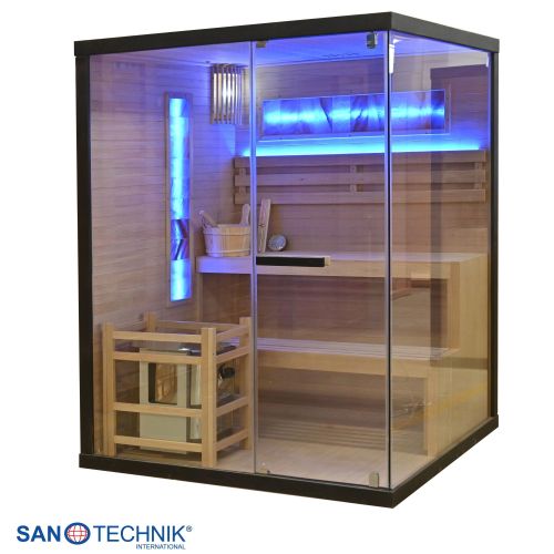 Sanotechnik - LUXOR 2 Sauna für 3 Personen 150x140x190 cm