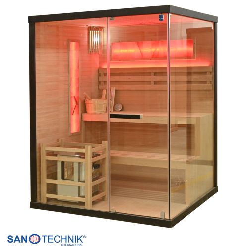 Sanotechnik - LUXOR 2 Sauna für 3 Personen 150x140x190 cm