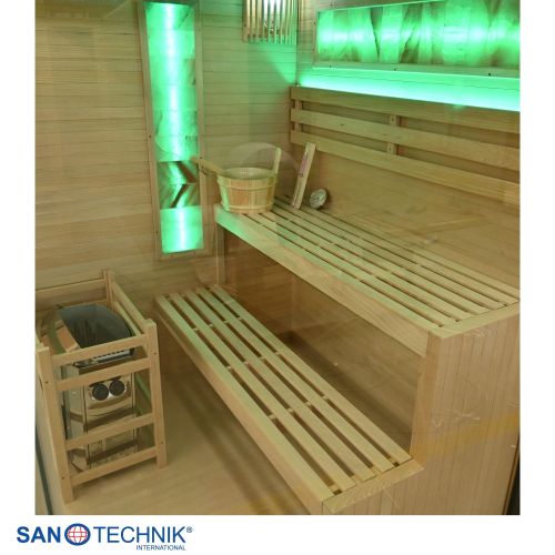 Sanotechnik - LUXOR 2 Sauna für 3 Personen 150x140x190 cm