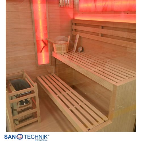 Sanotechnik - LUXOR 2 Sauna für 3 Personen 150x140x190 cm