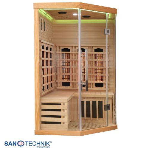 Sanotechnik - SUPREME Infrarotkabine für 2 Personen 120x120x190 cm