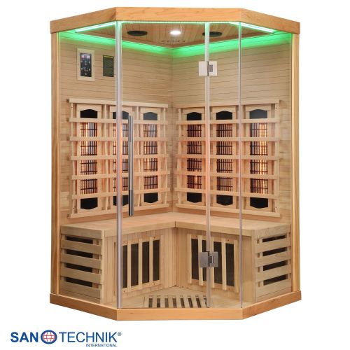 Sanotechnik - SUPREME Infrarotkabine für 2 Personen 120x120x190 cm