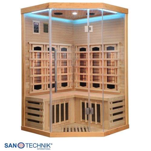 Sanotechnik - SUPREME Infrarotkabine für 2 Personen 120x120x190 cm