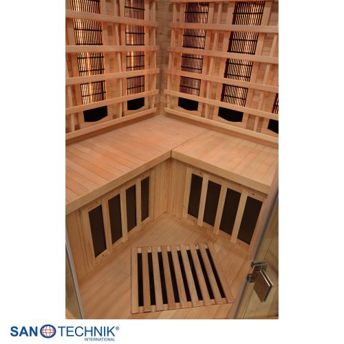 Sanotechnik - SUPREME Infrarotkabine für 2 Personen 120x120x190 cm